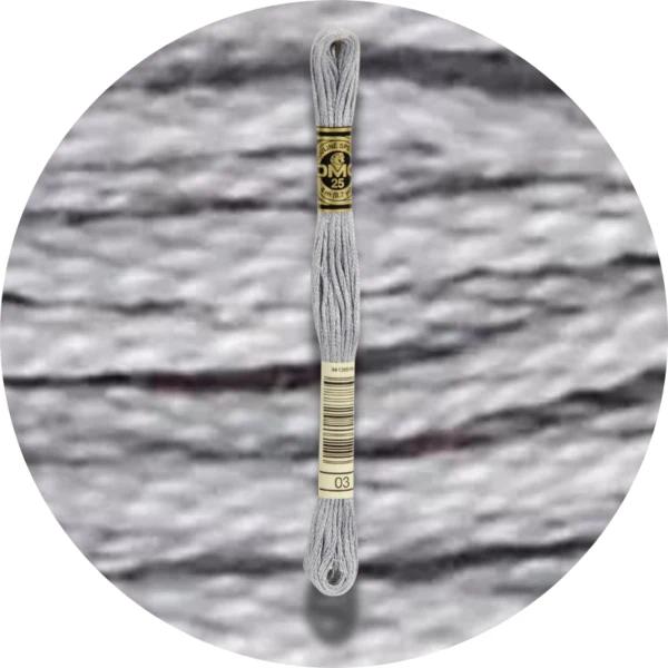 DMC Mouliné Spécial 25 Broderigarn, Ensfarvet, Neutrale nuancer